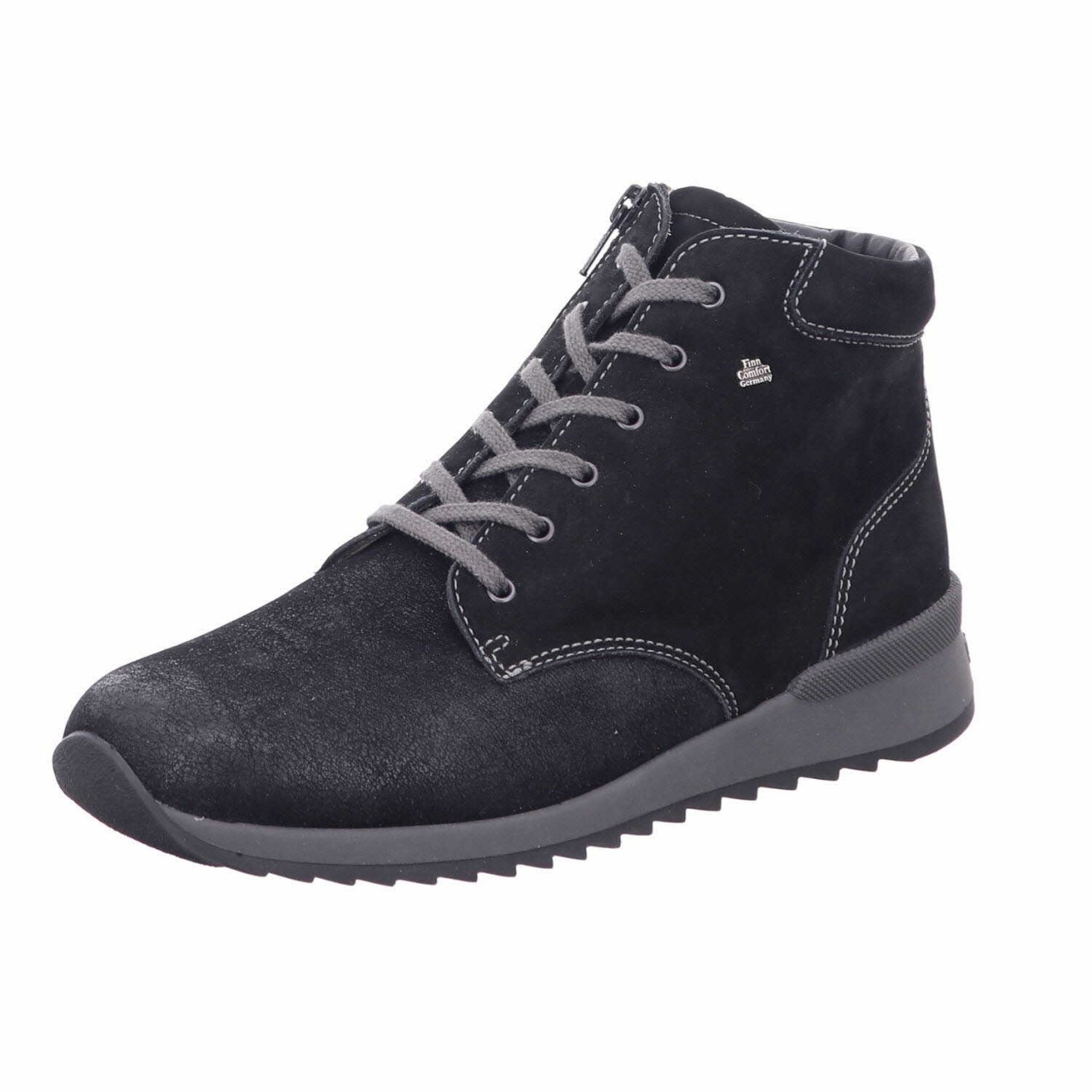 FINN COMFORT Schnür-Stiefeletten schwarz