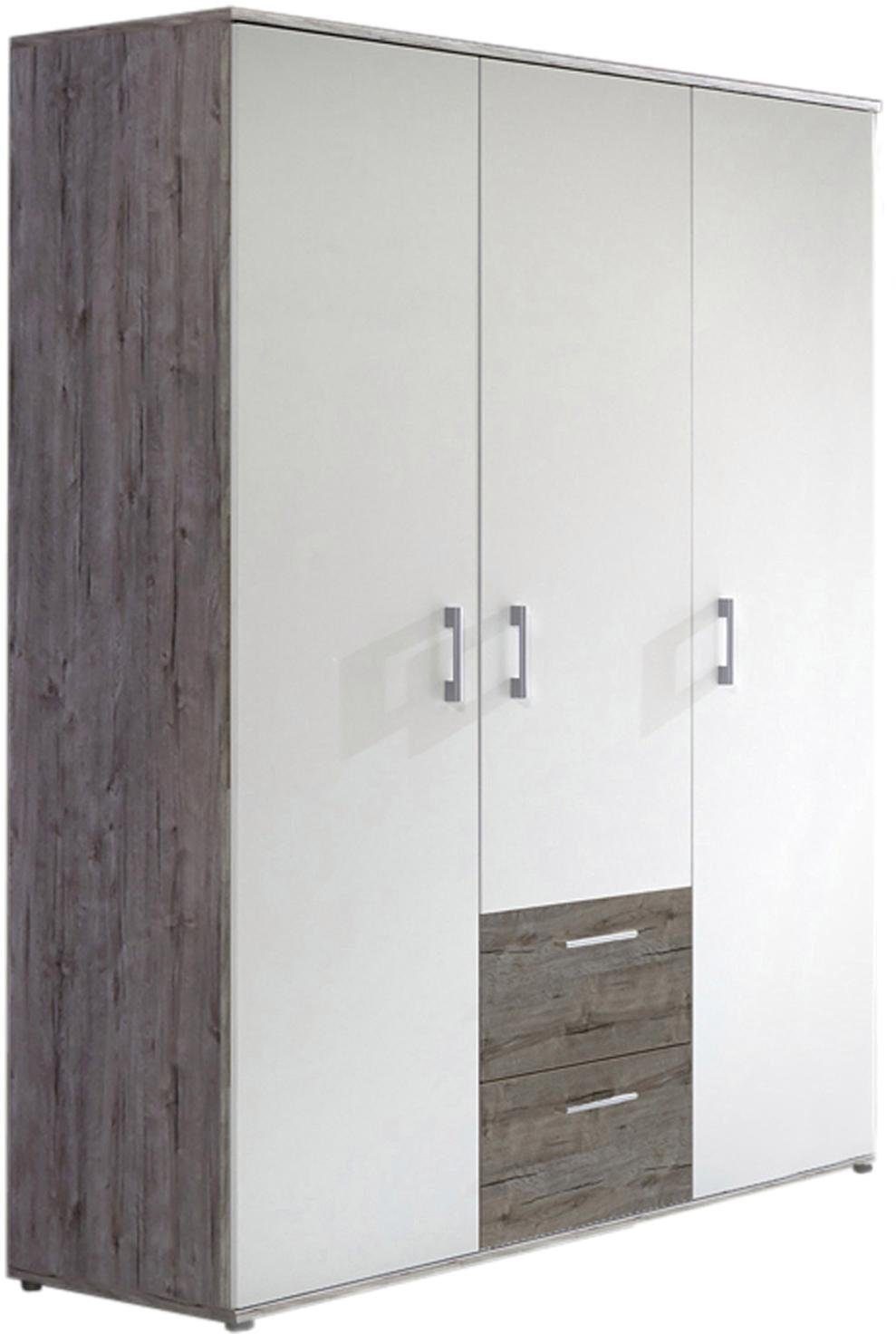 arthur berndt Babyzimmer-Komplettset Franzi, (Set, 4-St., Kinderbett, Regal, Schrank, Wickelkommode), Made in Germany; mit Kinderbett, Regal, Schrank und Wickelkommode