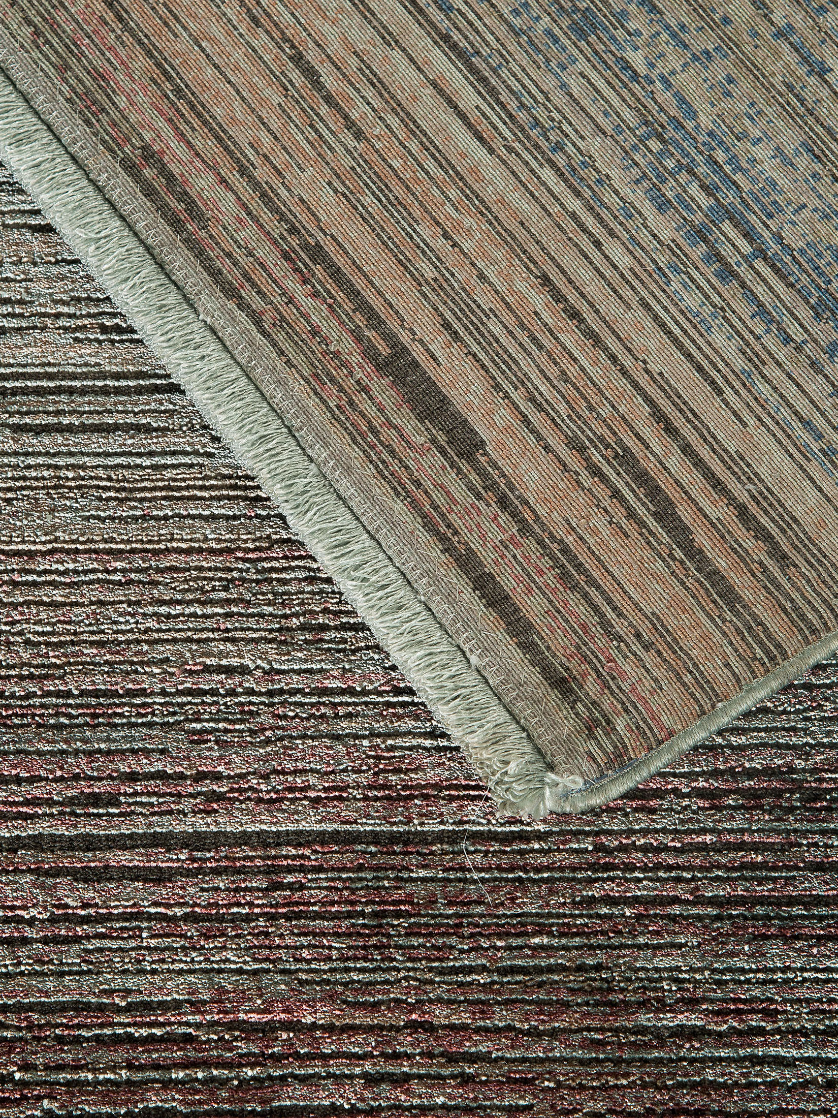 Nosara Vintage-Teppich, Dunkelgrün
