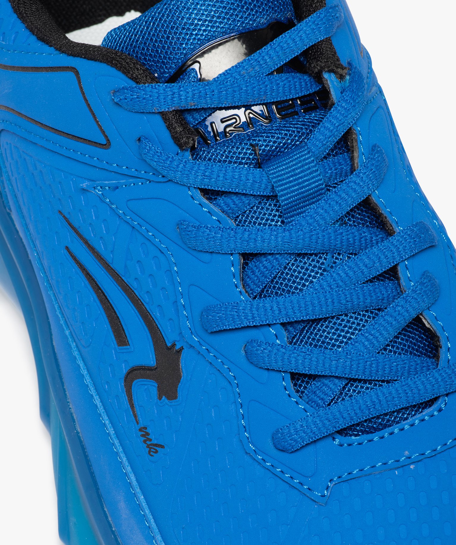 Baskets homme running dessus mat uni - Airness bleu | GEMO