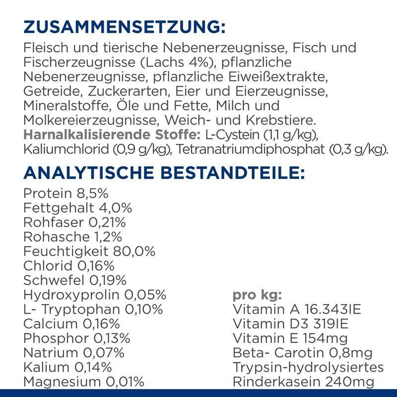 Hill's Urinary Hill's Prescription Diet c/d Urinary Stress Lachs 12x85 g