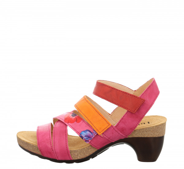 TRAUDI Sandalette - Fuxia/Kombi