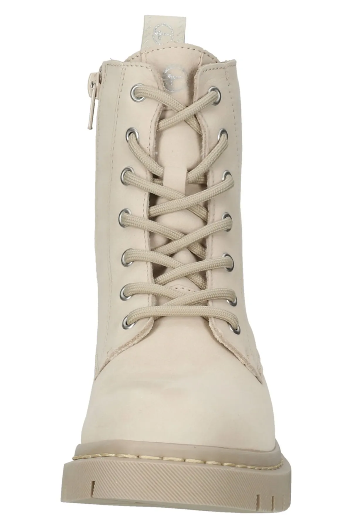 Tamaris  Stiefelette - Beige - Blockabsatz