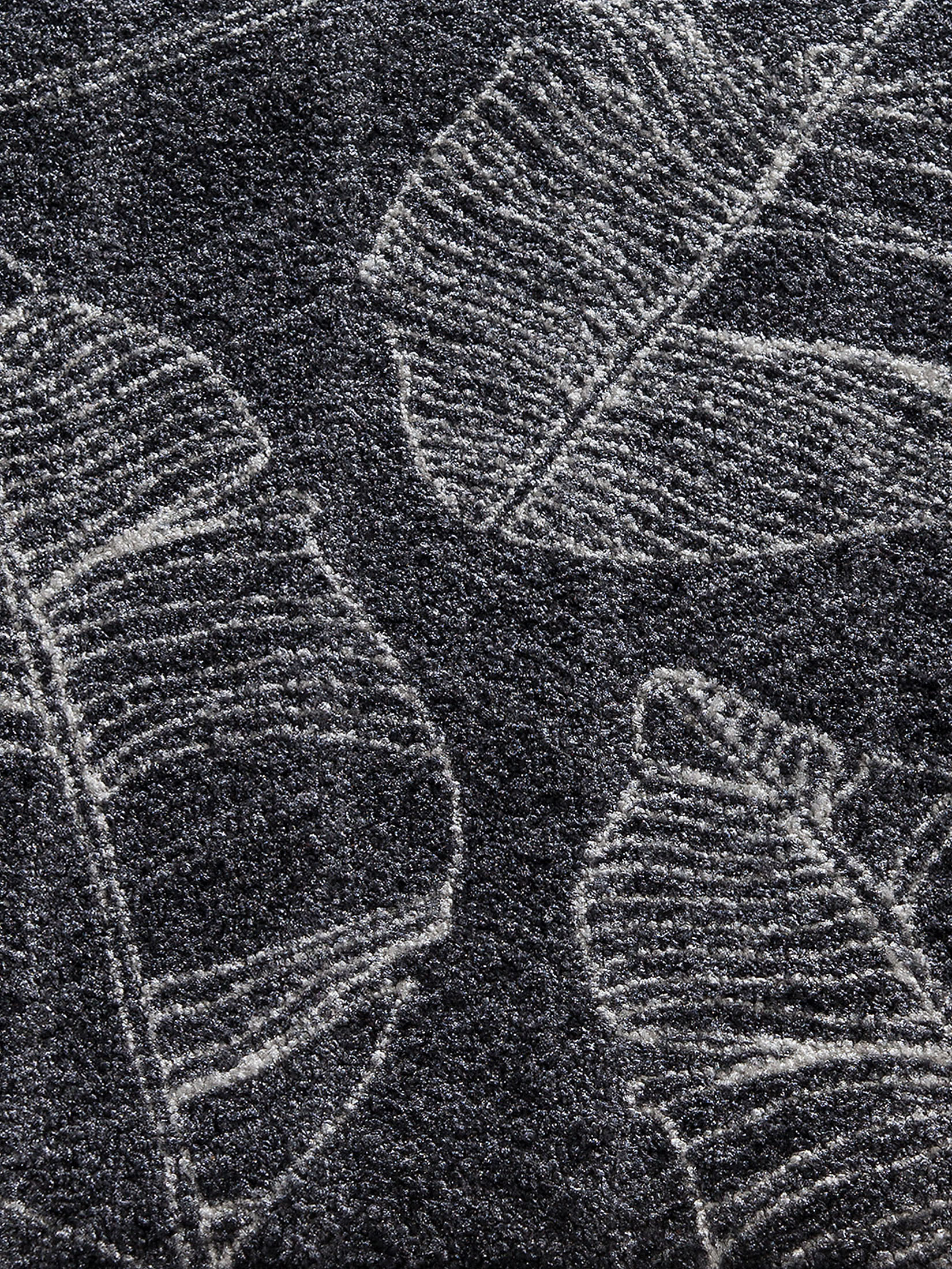 Fashion Fußmatte, Leaves Line Anthrazit