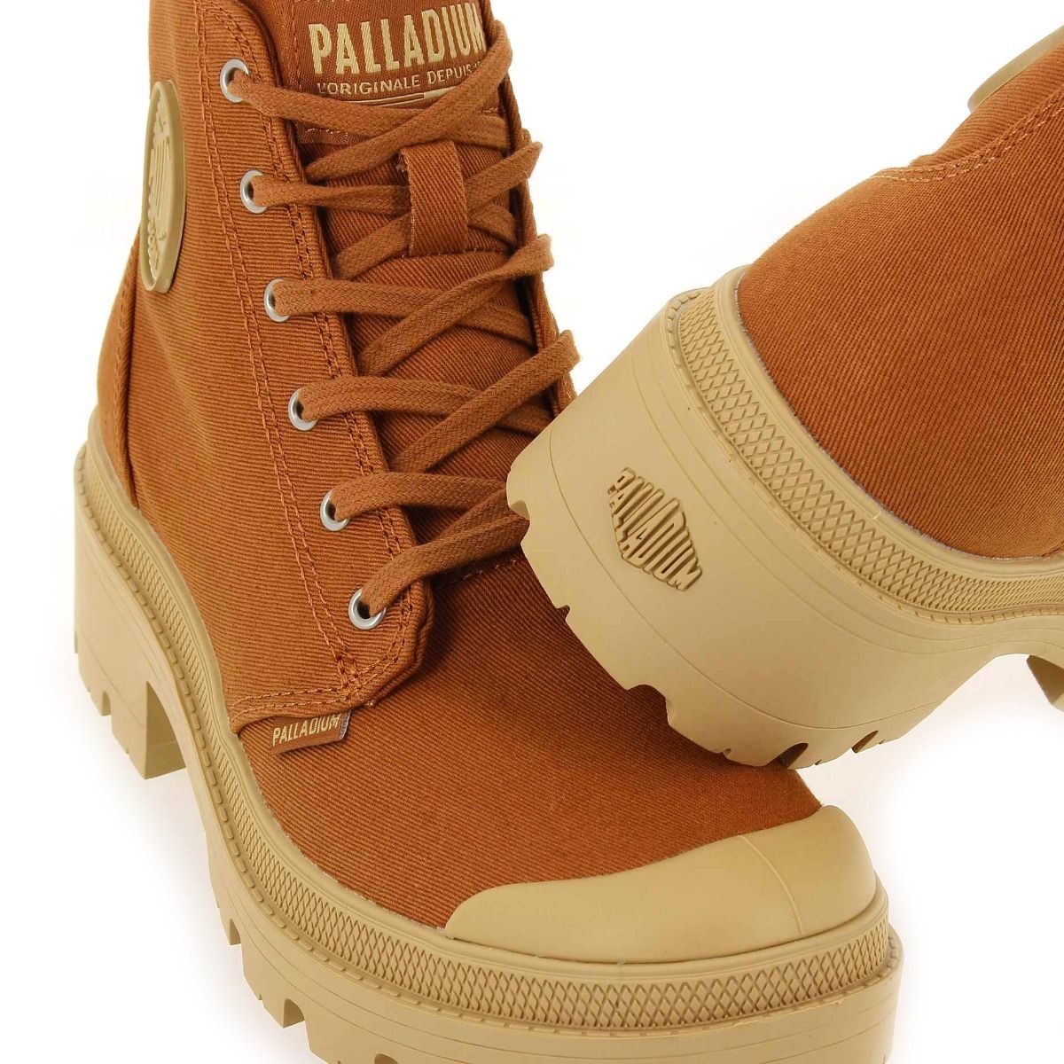 Palladium  PALABASE TWILL - Brique