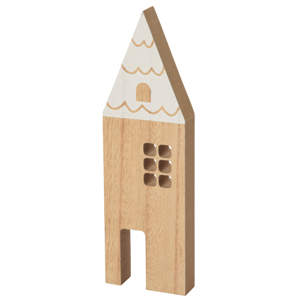 3 Dekohäuschen aus Holz