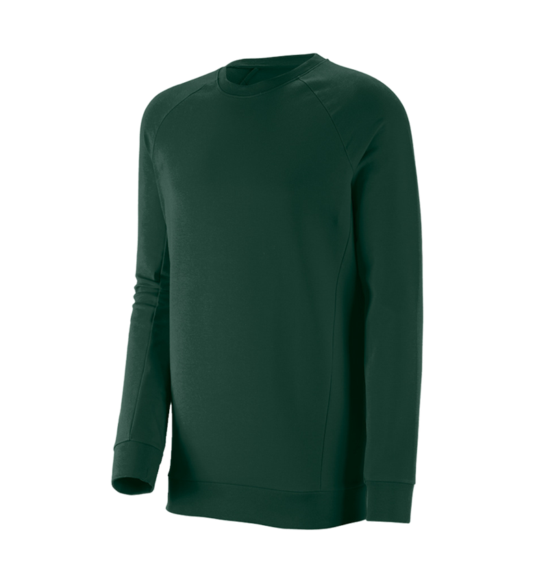 e.s. Sweatshirt cotton stretch, long fit
