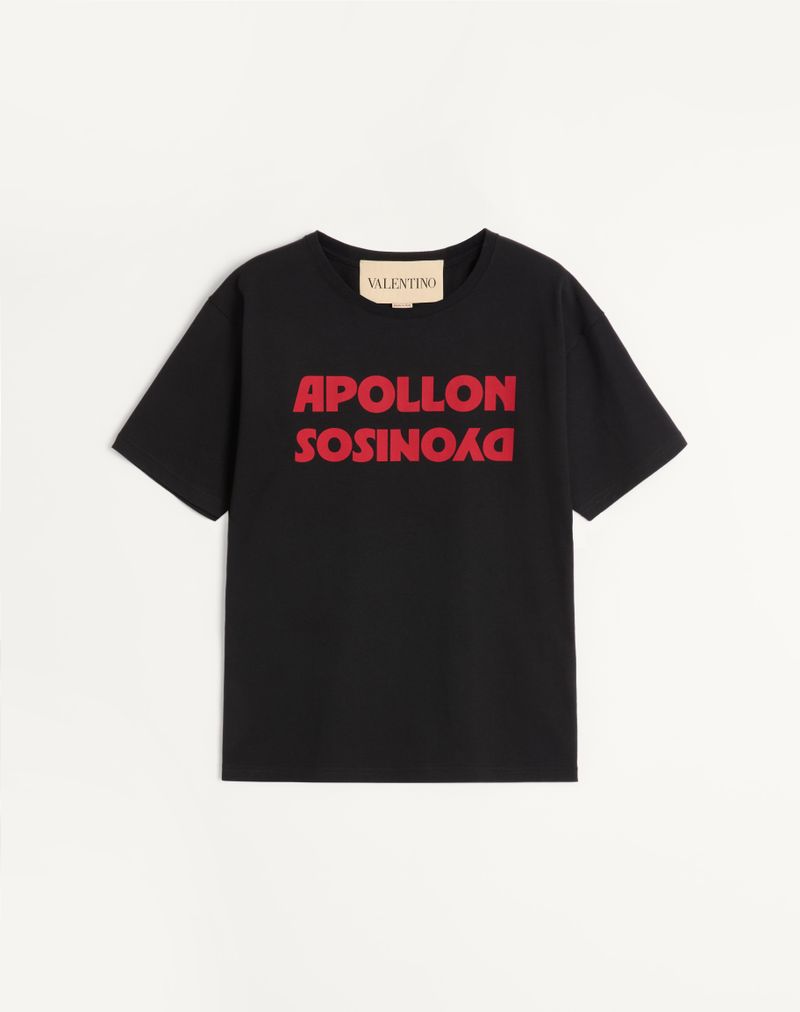 Valentino katoenen T-shirt met Apollon/Dyonisos-print