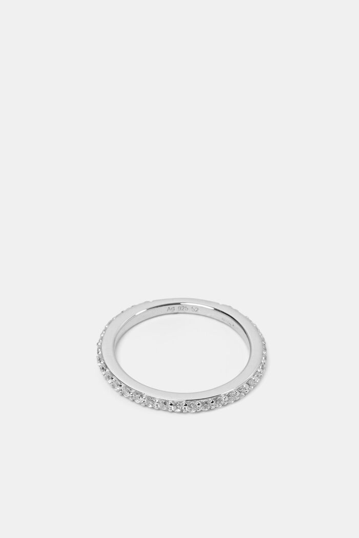 Zirkoniaring aus Sterlingsilber