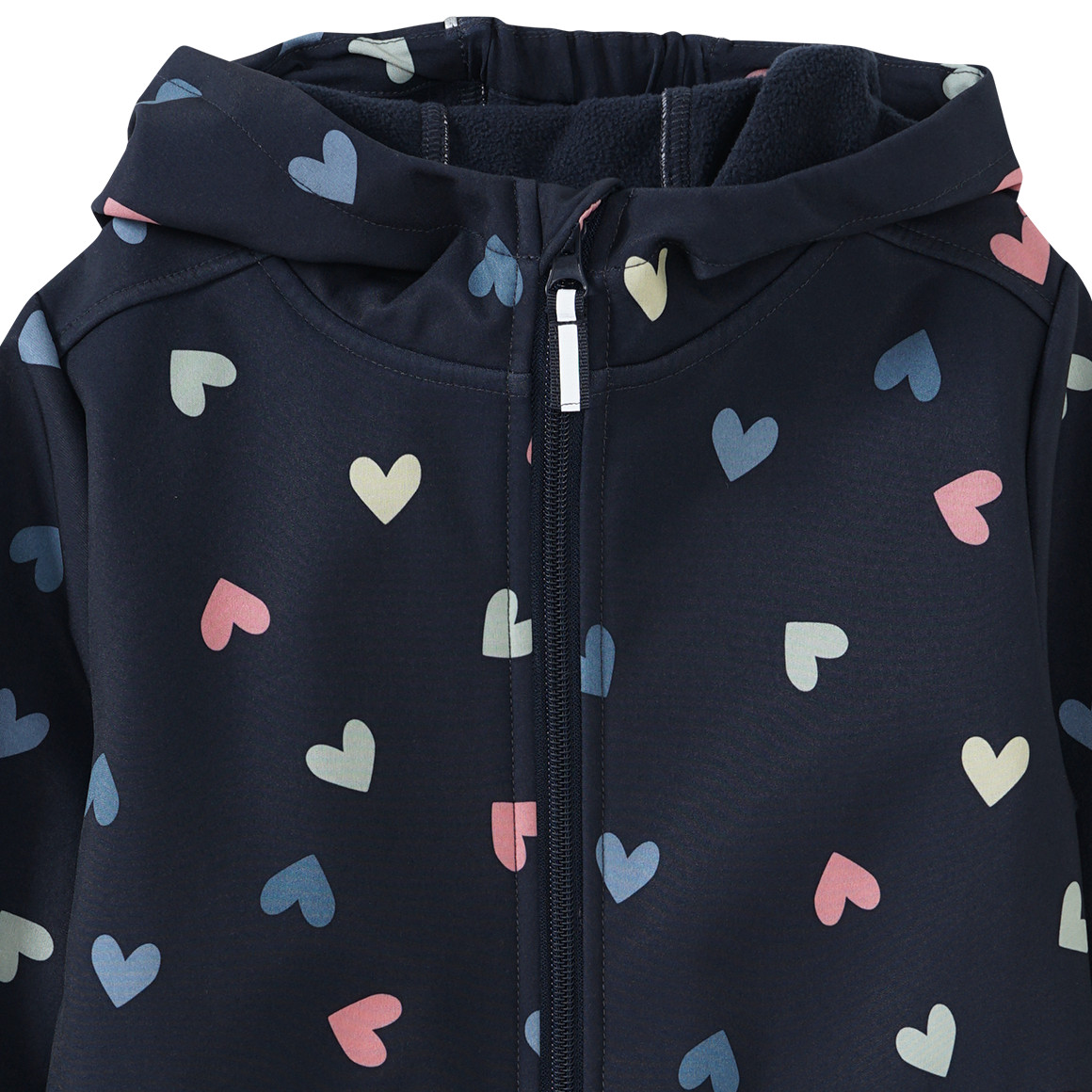 Mädchen Softshelljacke mit Kapuze