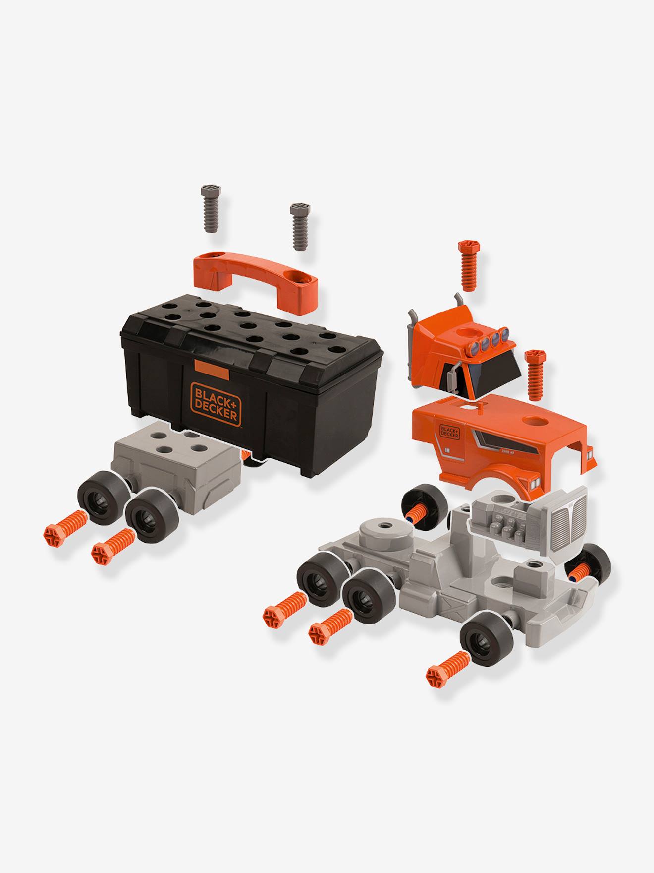 Camion de bricolage Black+Decker SMOBY orange/noir/gris