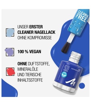 Manhattan Clean & Free Nail Polish Nagellack-8 ml