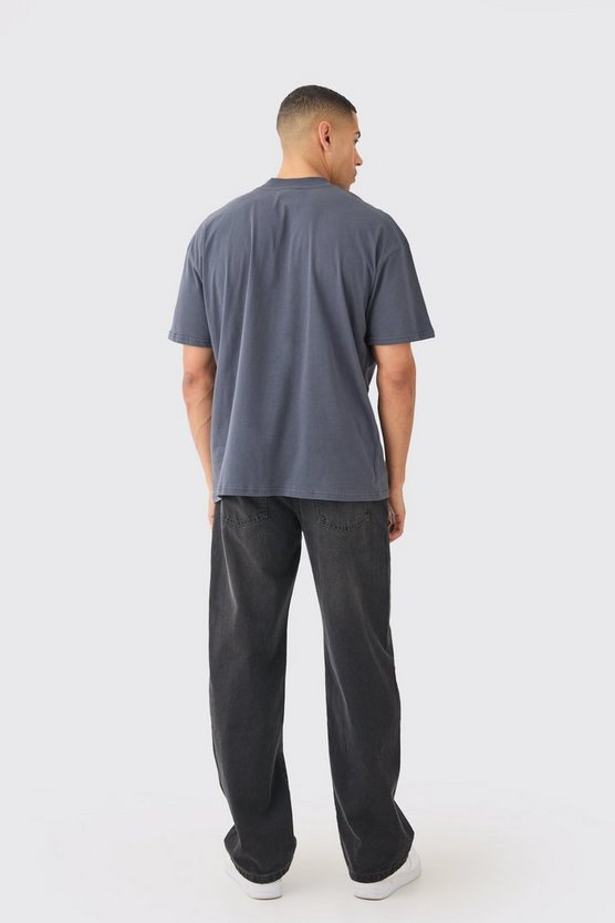 Oversize T-Shirt mit Applikation