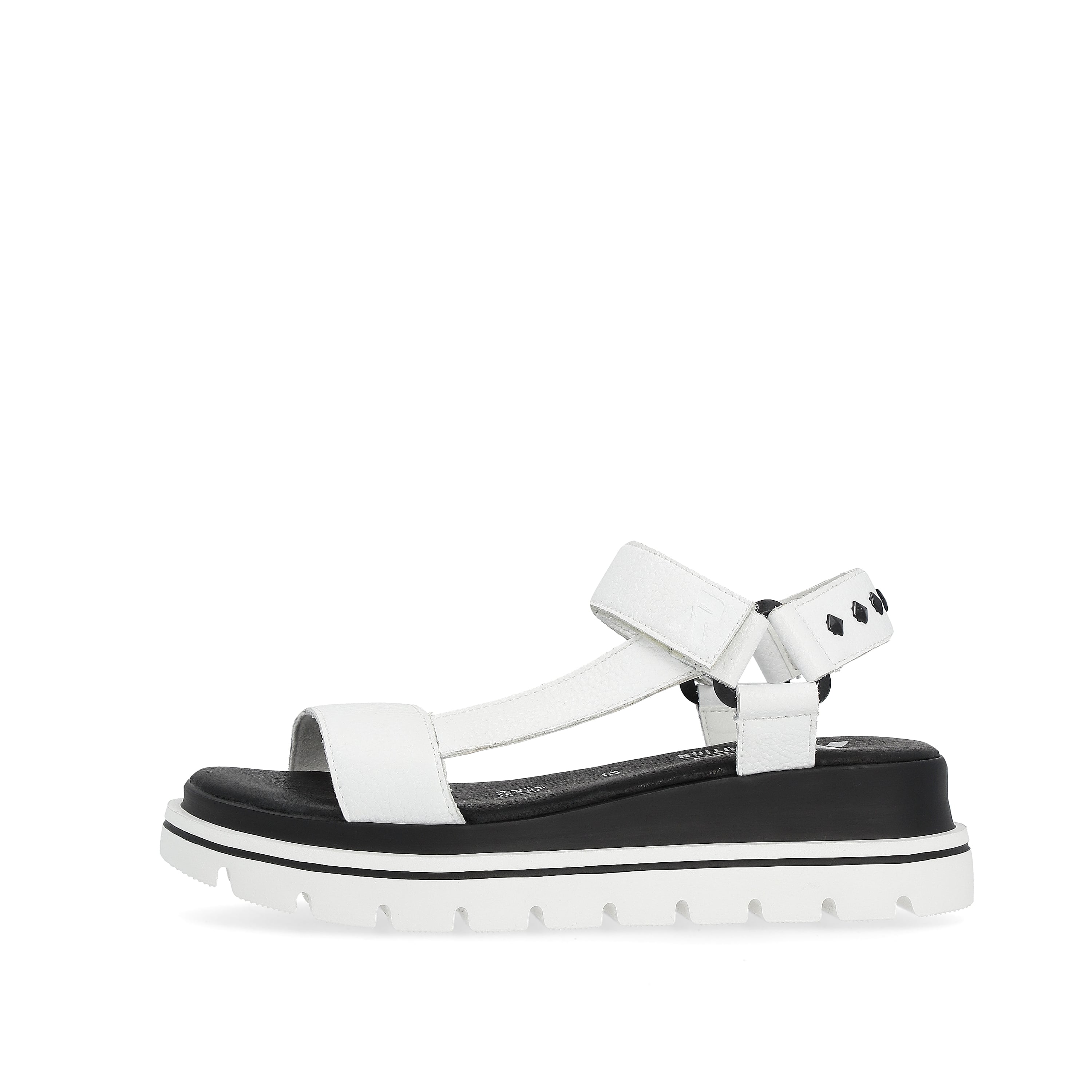 Rieker Damen Riemchensandalen pearl white