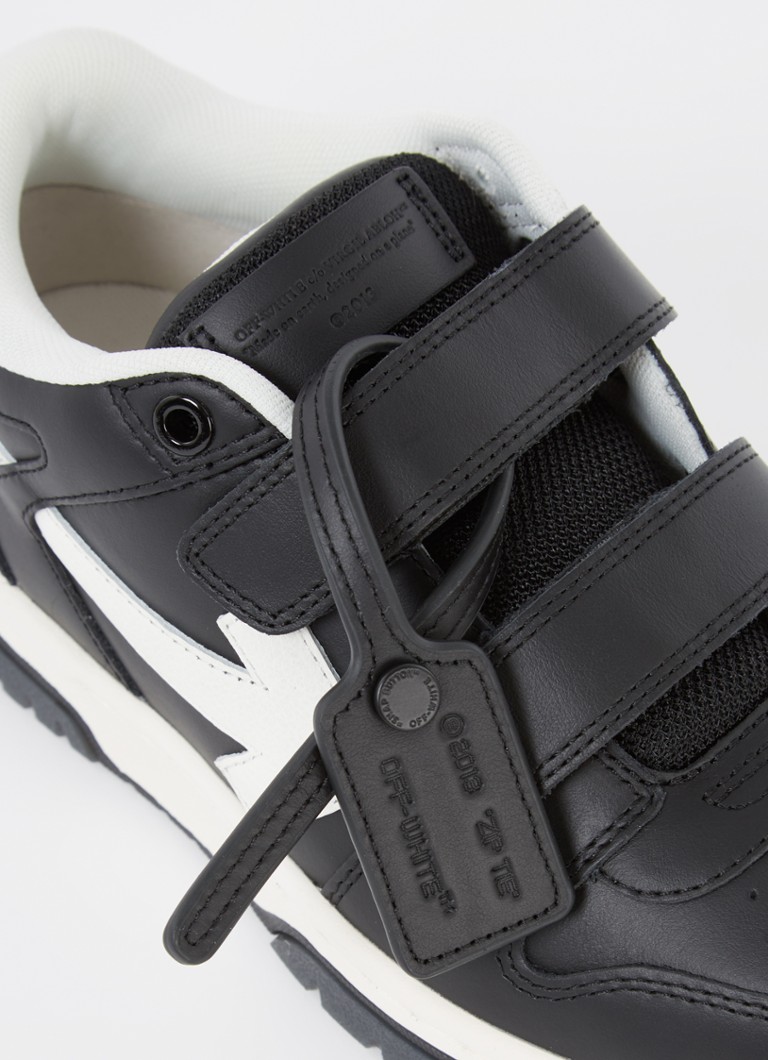 Off-White Out Of Office Ledersneaker mit Farbblockierung
