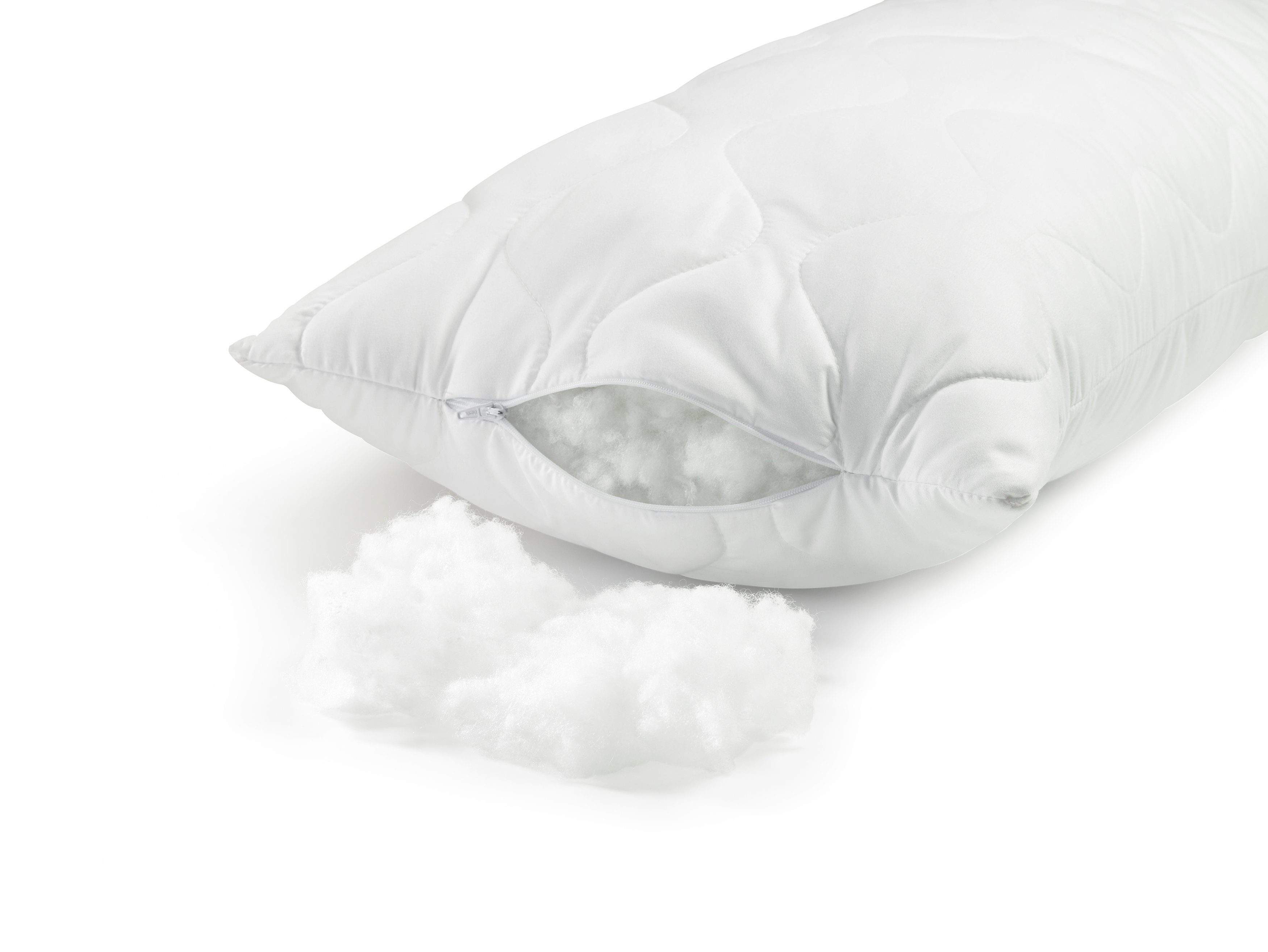 XDREAM Seitenschläferkissen Pure, Stillkissen, Schwangerschaftskissen, Lagerungskissen, 1-tlg., wirkt stützend und entlastend, gemütlicher Mikrofaserbezug