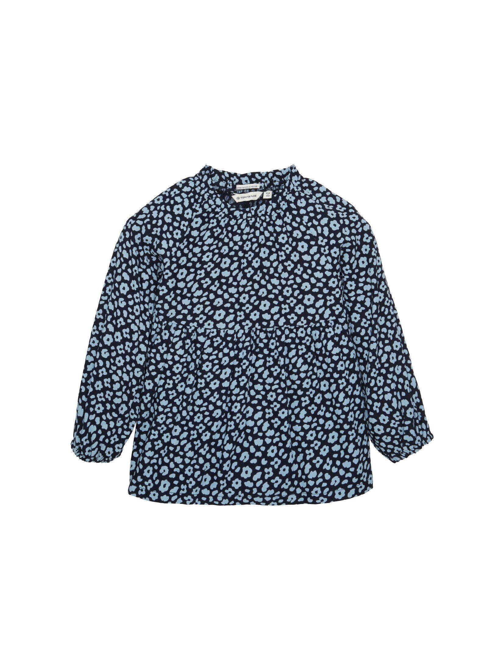TOM TAILOR Carmenbluse Bluse mit Livaeco By Birla Cellulose™
