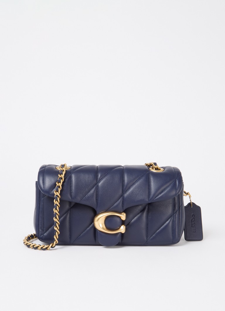 Coach The Tabby leather shoulder bag with quilt pattern