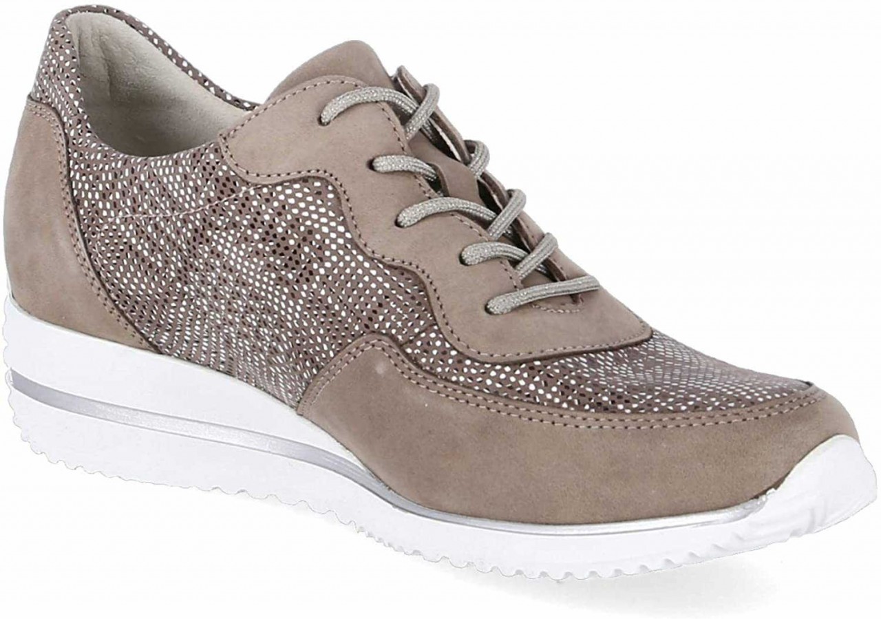 WALDLÄUFER Komfort Schnürer beige