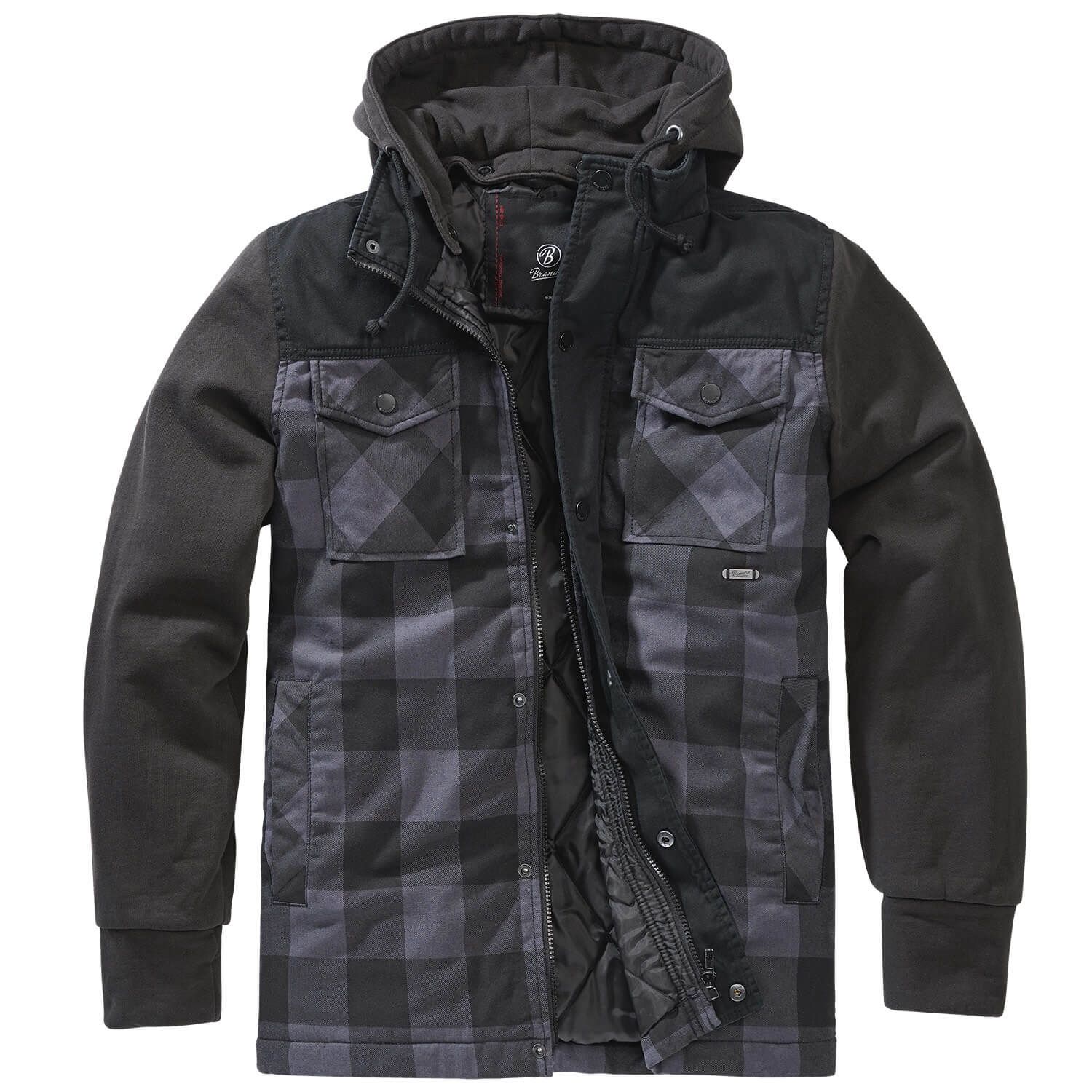 Jervis Checked Hooded Jacket