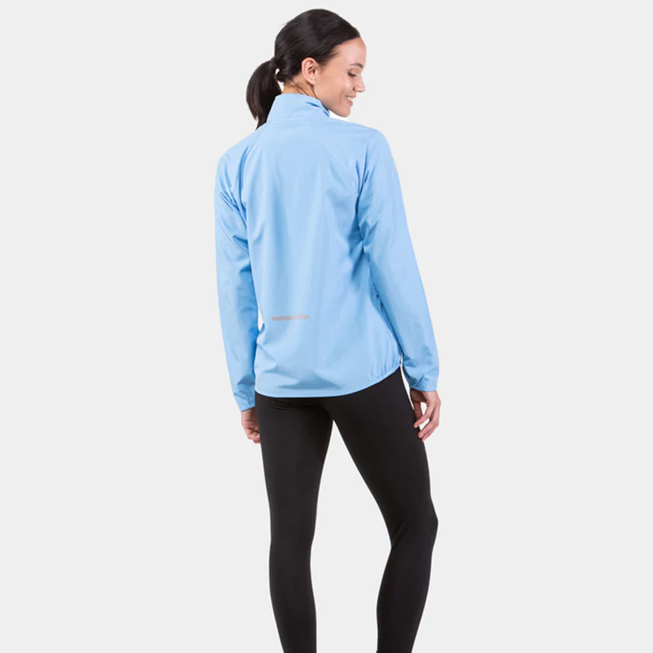 Core Laufjacke Damen - Hellblau, Weiß