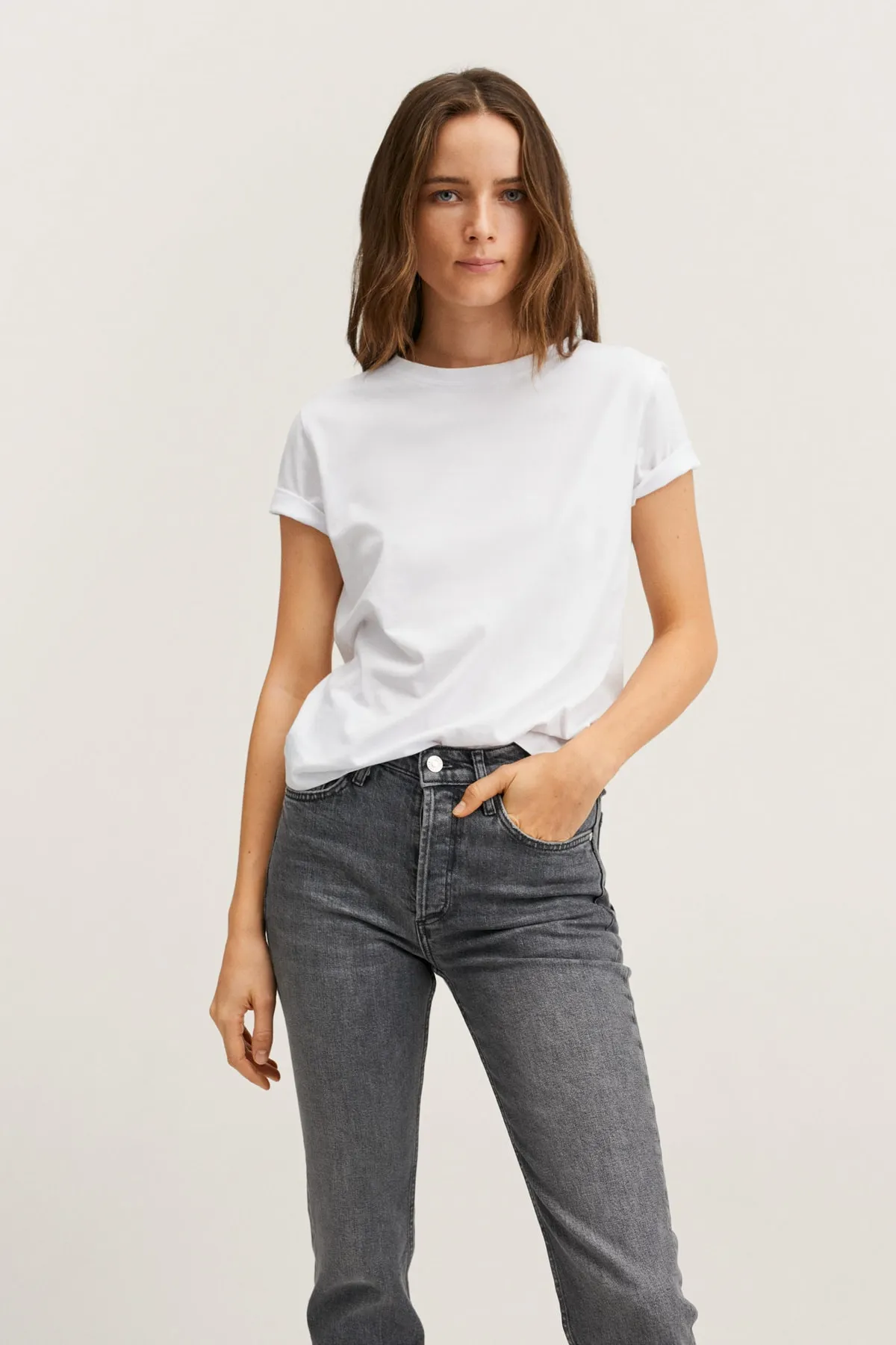 MANGO  Jeans - Grau - Boyfriend