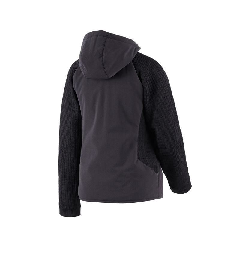 Hybrid Kapuzenstrickjacke e.s.trail, Damen