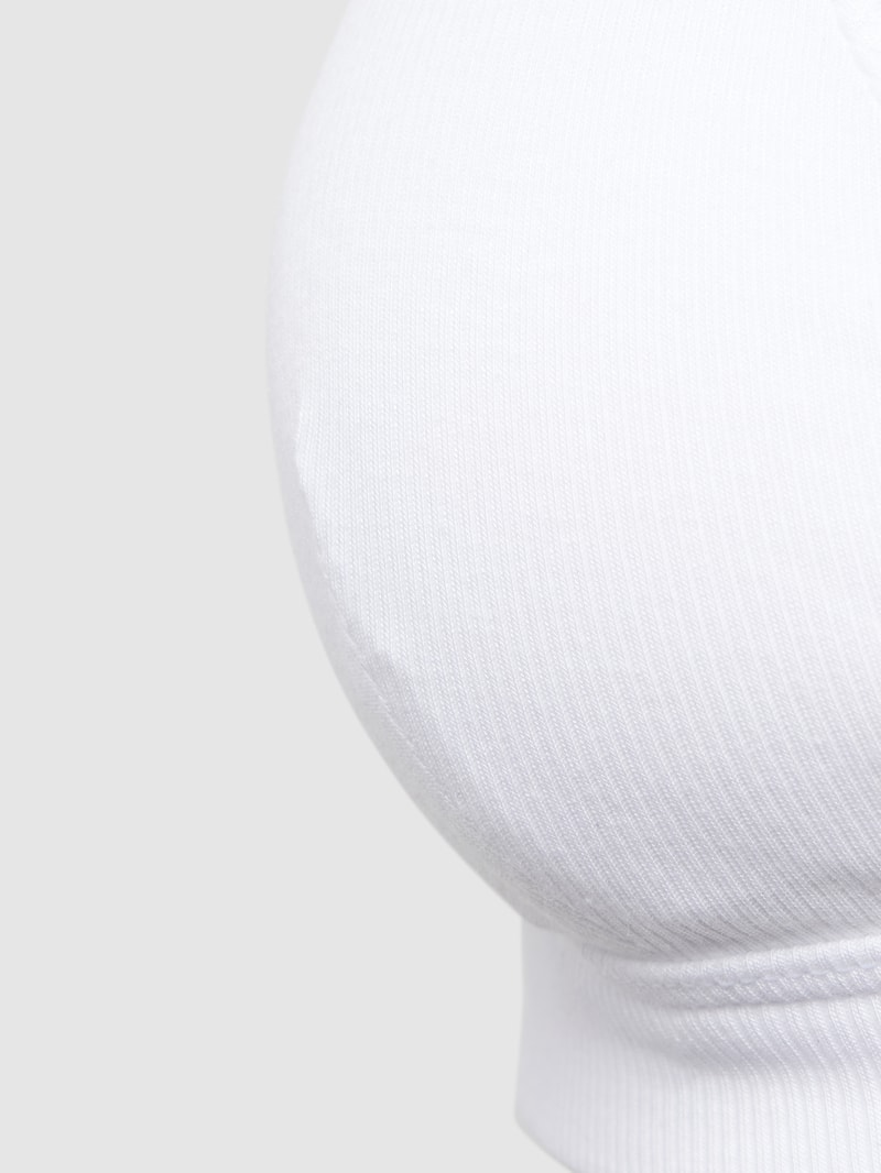 Triangel-BH mit Feinripp Modell 'PURE RIB' in weiß