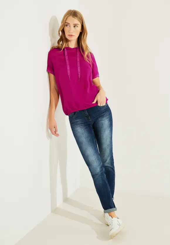 CECIL Hoodie Bluse mit Kapuze