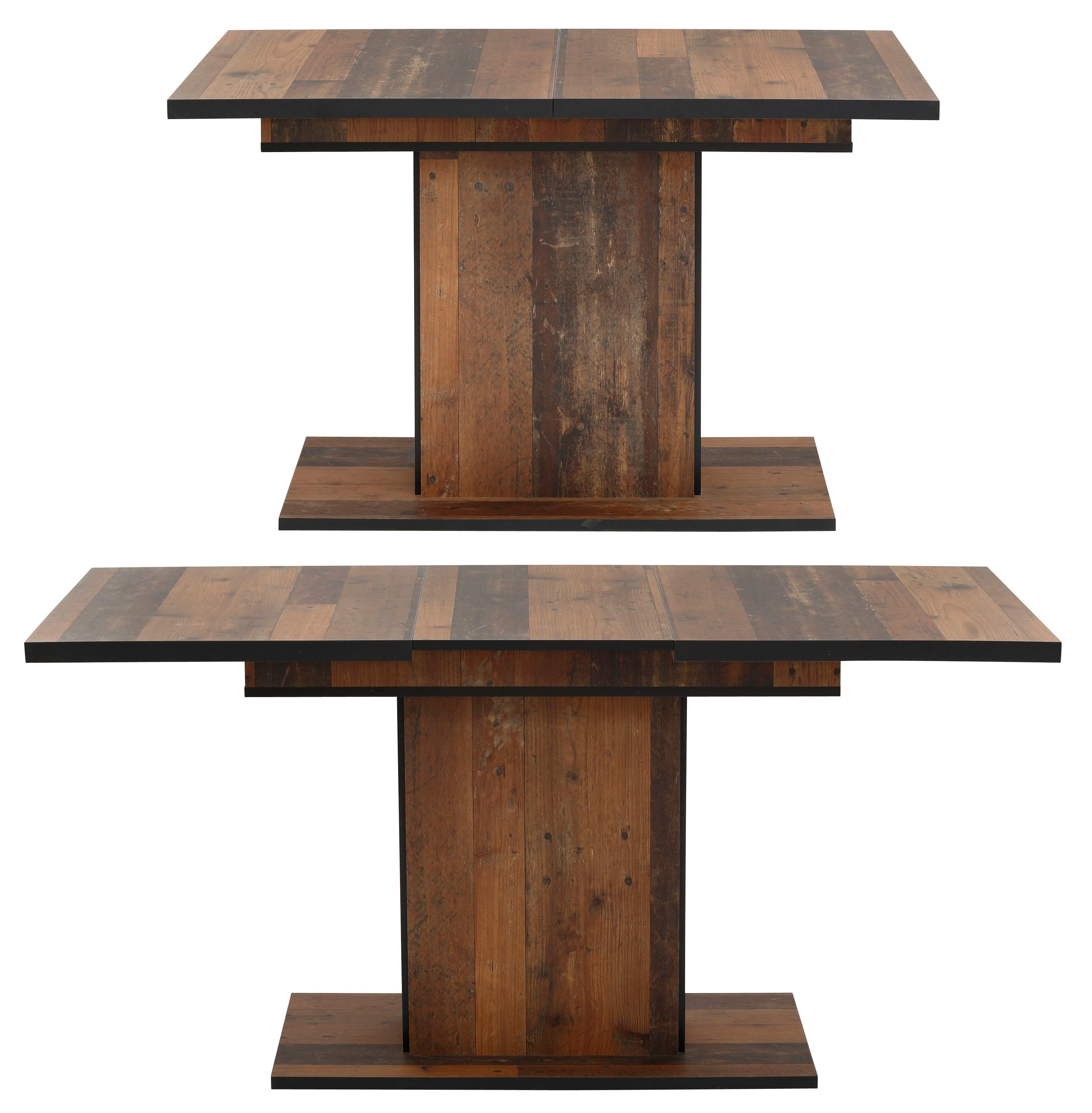 HELA Essgruppe Ariana, (Set, 7-tlg., 1 Tisch / 6 Stühle), ausziehbar 120 -160 cm, Belastbarkeit 140 KG