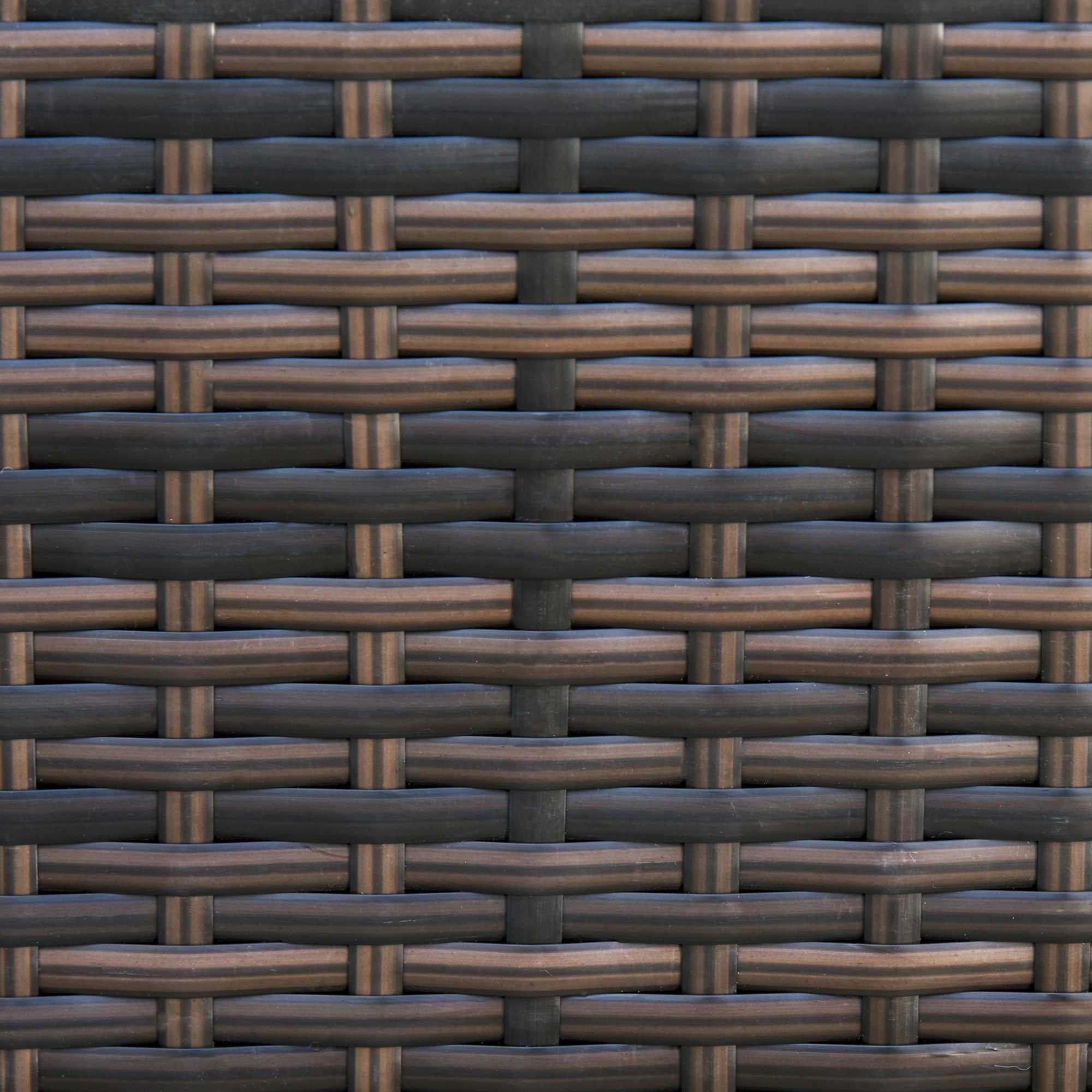 Outsunny Gartenbank 3 - Sitzer Rattansofa mit Kissen