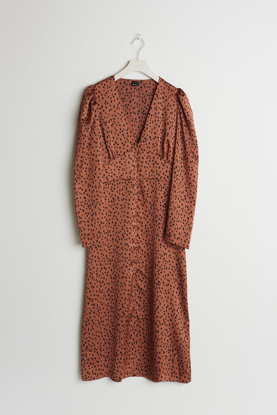 Button midi dress