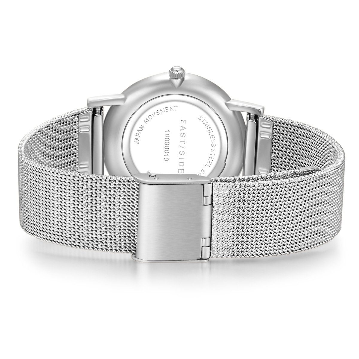 Eastside Automatikuhr Cassina silber, mit Edelstahl-Armband