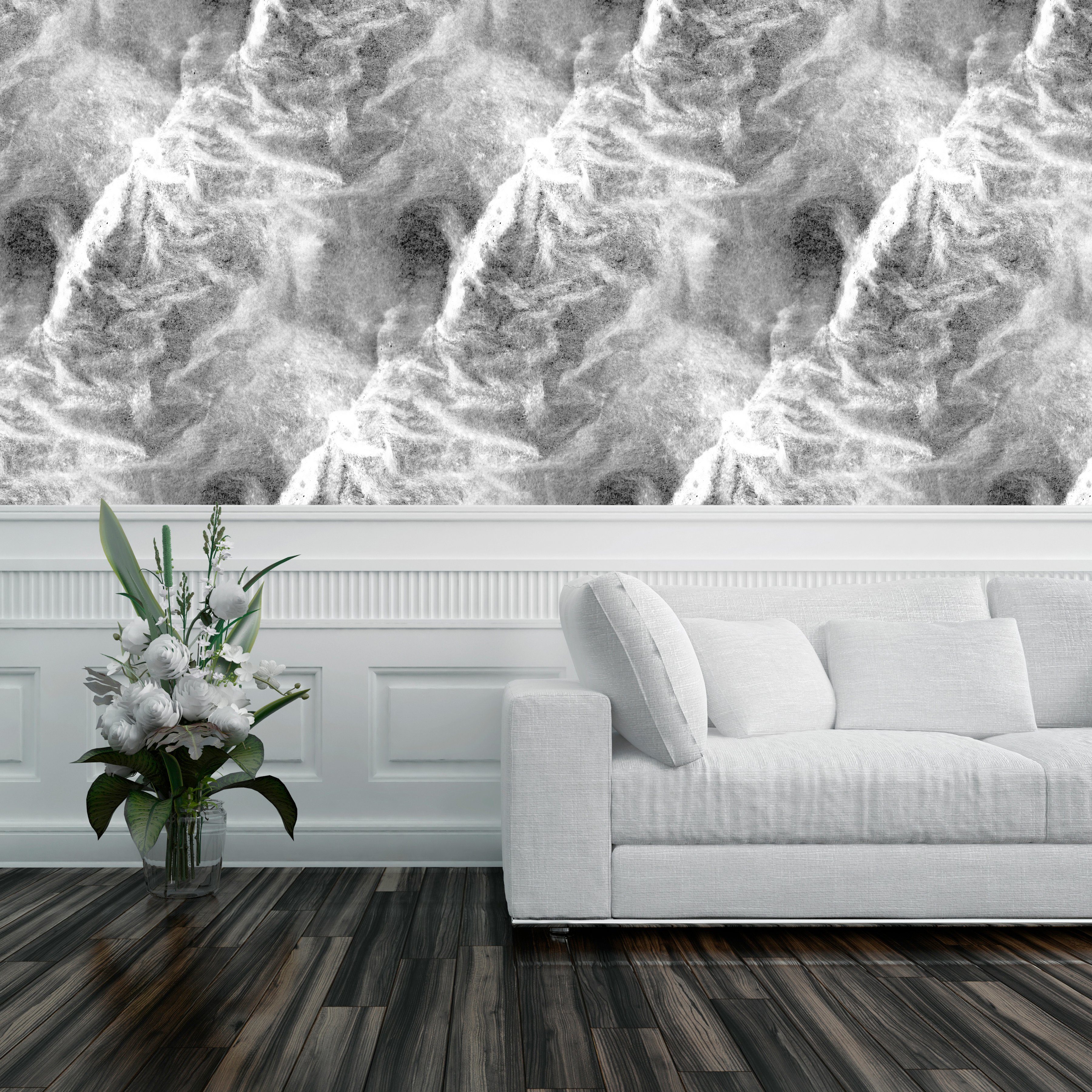 queence Vinyltapete Aisawkou, Steinoptik, 90 x 250 cm, selbstklebend