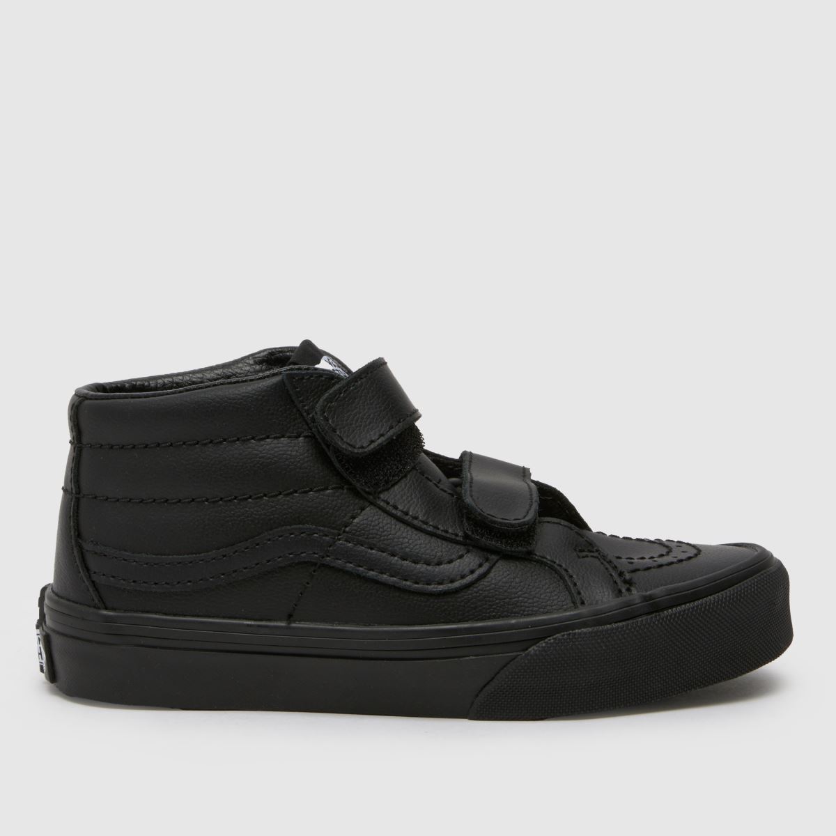 Vans fekete sk8-mid reissue v junior cipők