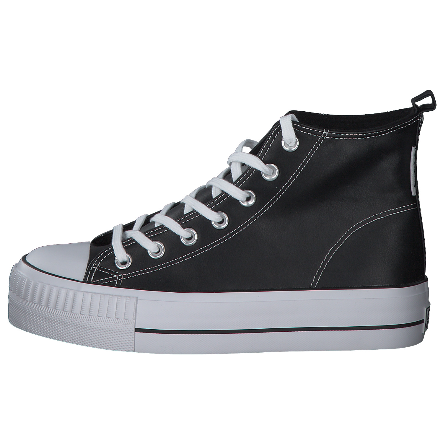 British Knights Kaya Mid B49, Sneakers High, Damen, Schwarz
