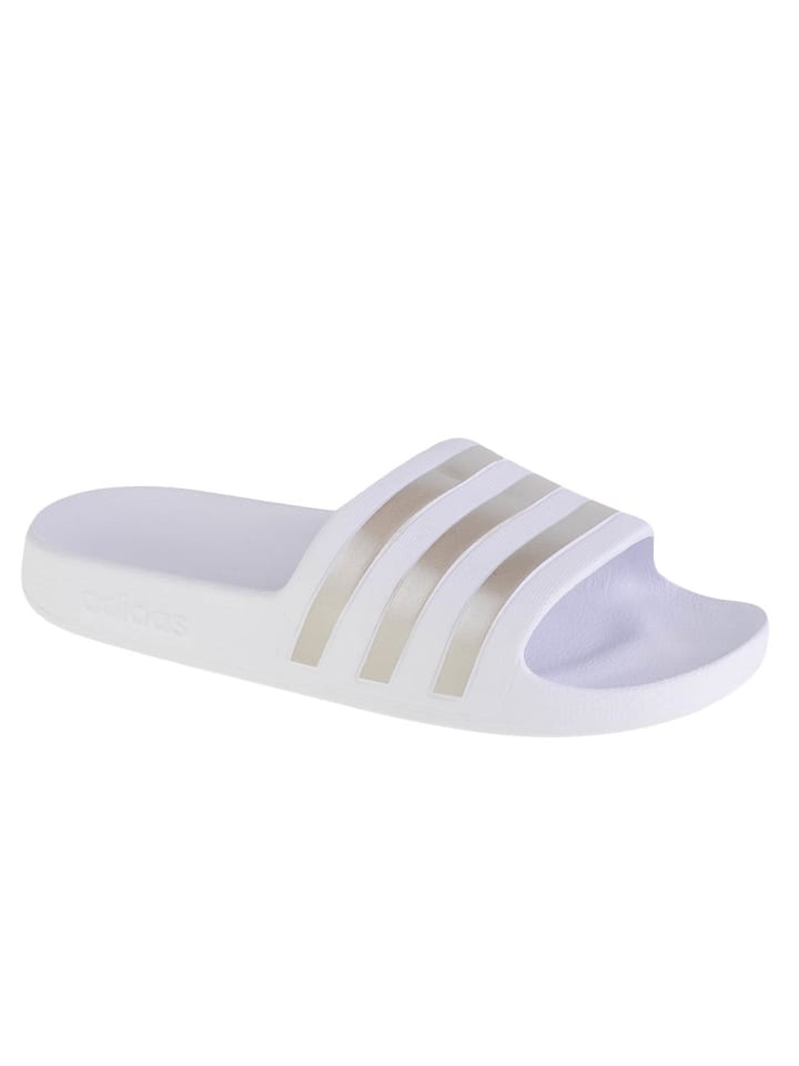 adidas Performance adidas Adilette Aqua Slides in Weiß günstig kaufen 44,5