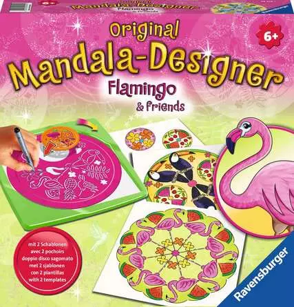 Mandala Designer Flamingo & Friends