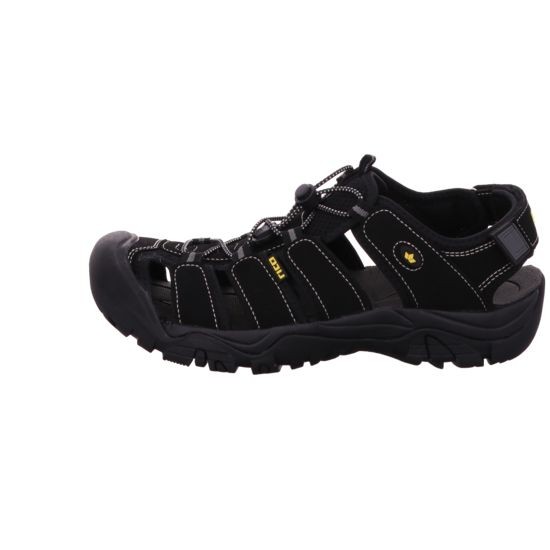 LICO Komfort Sandalen schwarz