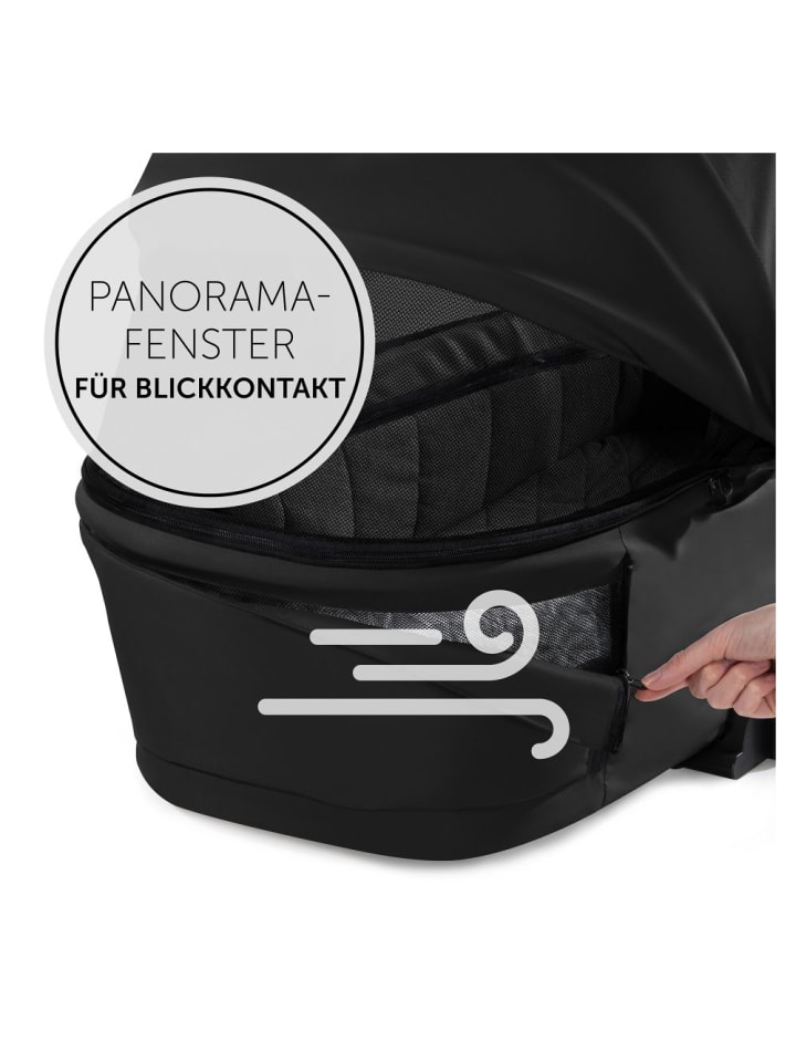 Hauck Faltbare Babywanne (Carrycot) für Walk N Care Kinderwagen in schwarz günstig kaufen onesize