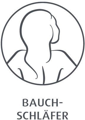 3-Kammer-Kopfkissen TEMPUR Down Luxe Schlafkissen, Tempur, Bauchschläfer, Rückenschläfer, Seitenschläfer, Down Pass, NOMITE zertifiziertes Kissen