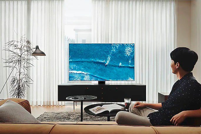 Samsung GQ85QN85BAT QLED-Fernseher (214 cm/85 Zoll, 4K Ultra HD, Smart-TV, Quantum Matrix Technologie mit Neo Quantum 4K,HDR 1500,Supreme UHD)