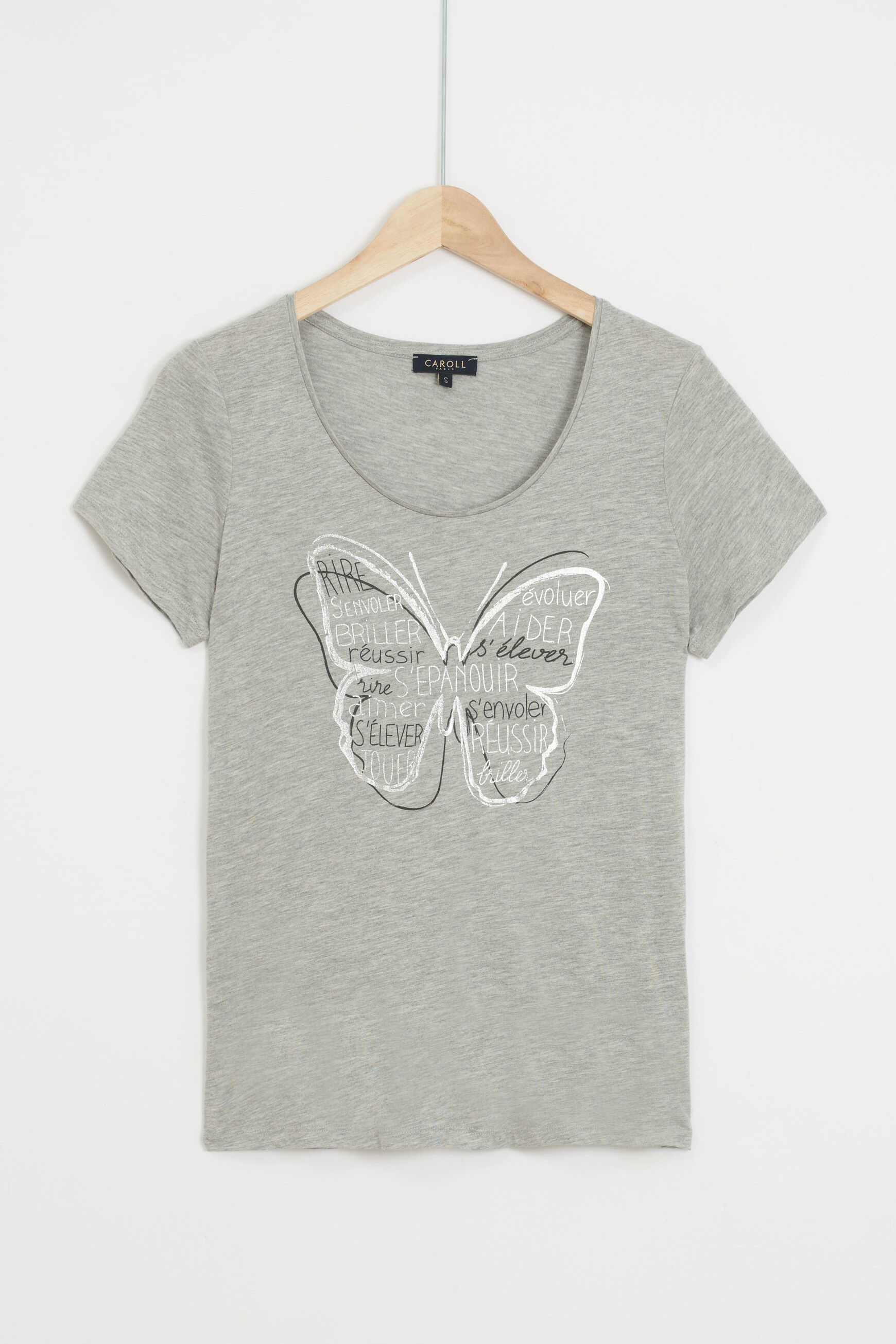 T-shirt Jamelia gris femme