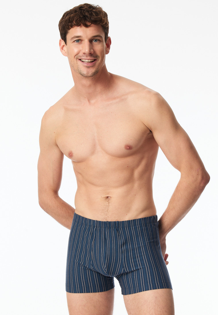 Shorts 3er-Pack Organic Cotton uni/geringelt mehrfarbig - 95/5