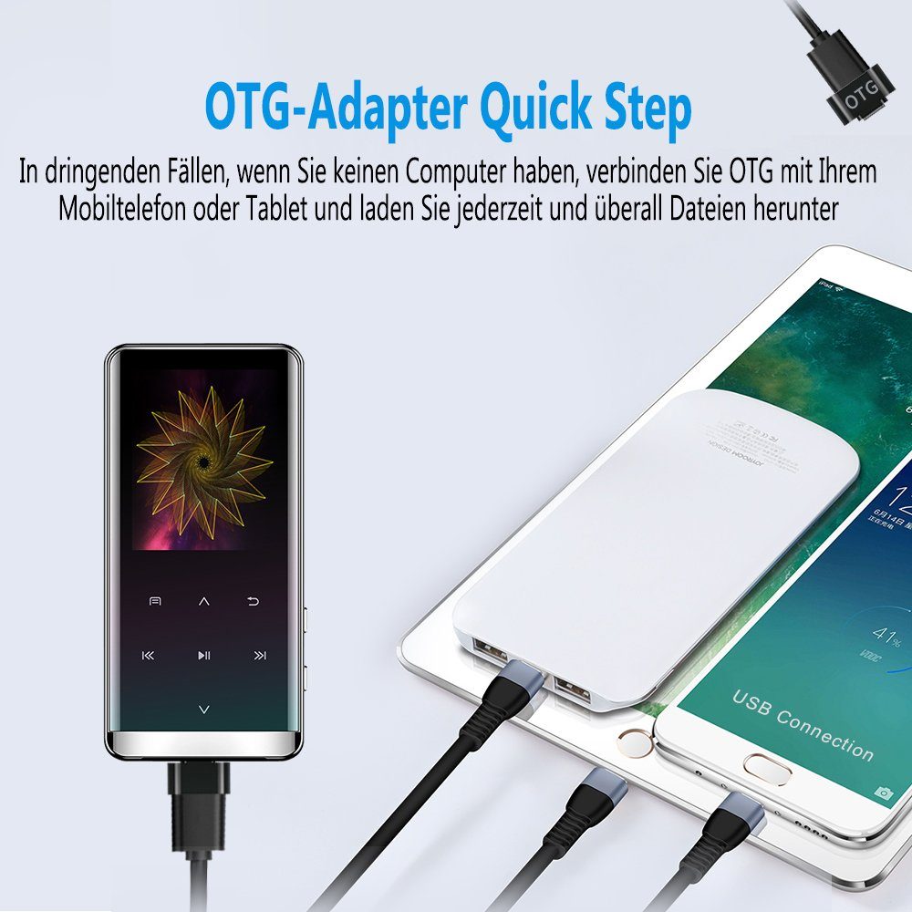 FeelGlad Tragbarer Bluetooth -MP3 -Player MP3-Player