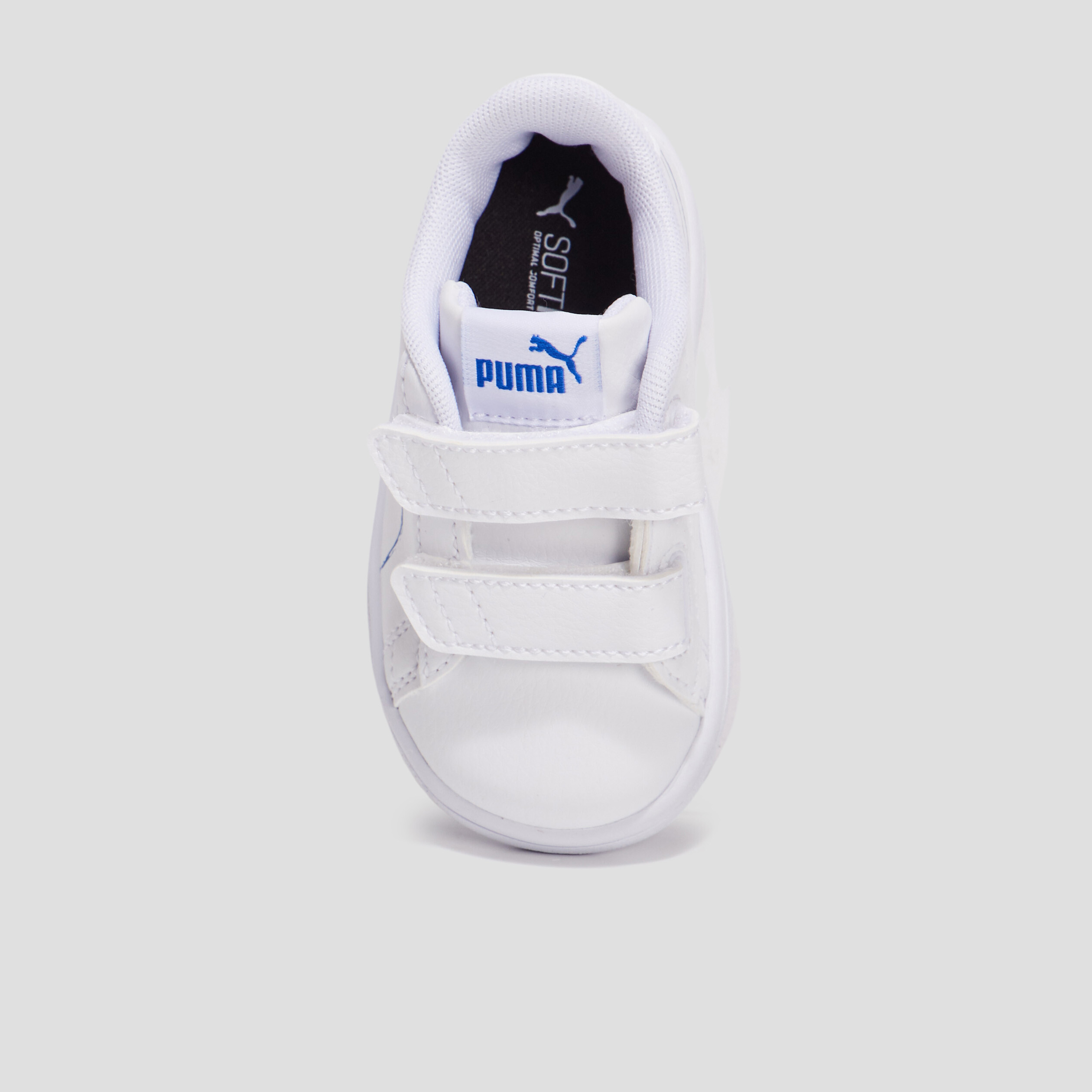 Tennis à scratchs Puma Shuffle blanc bébé garçon | La Halle