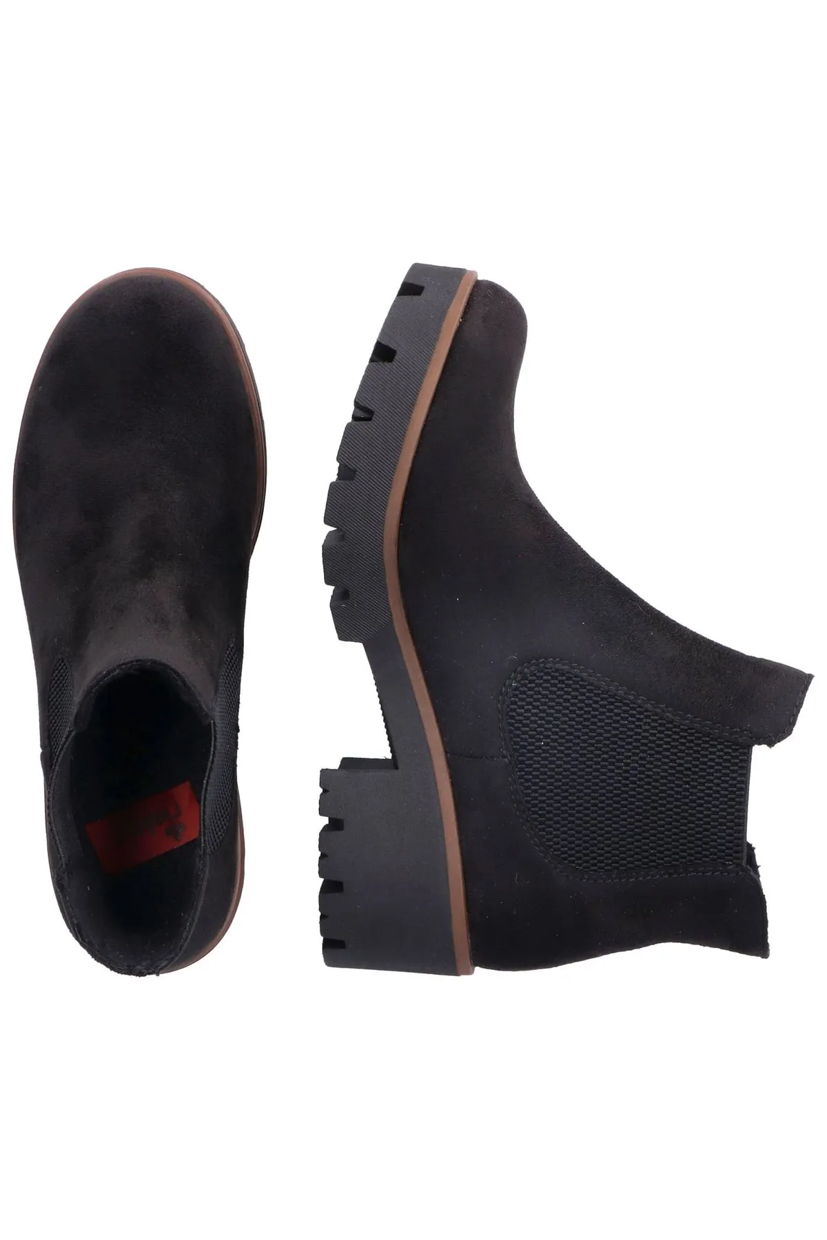 Rieker  Stiefelette - Schwarz - Blockabsatz