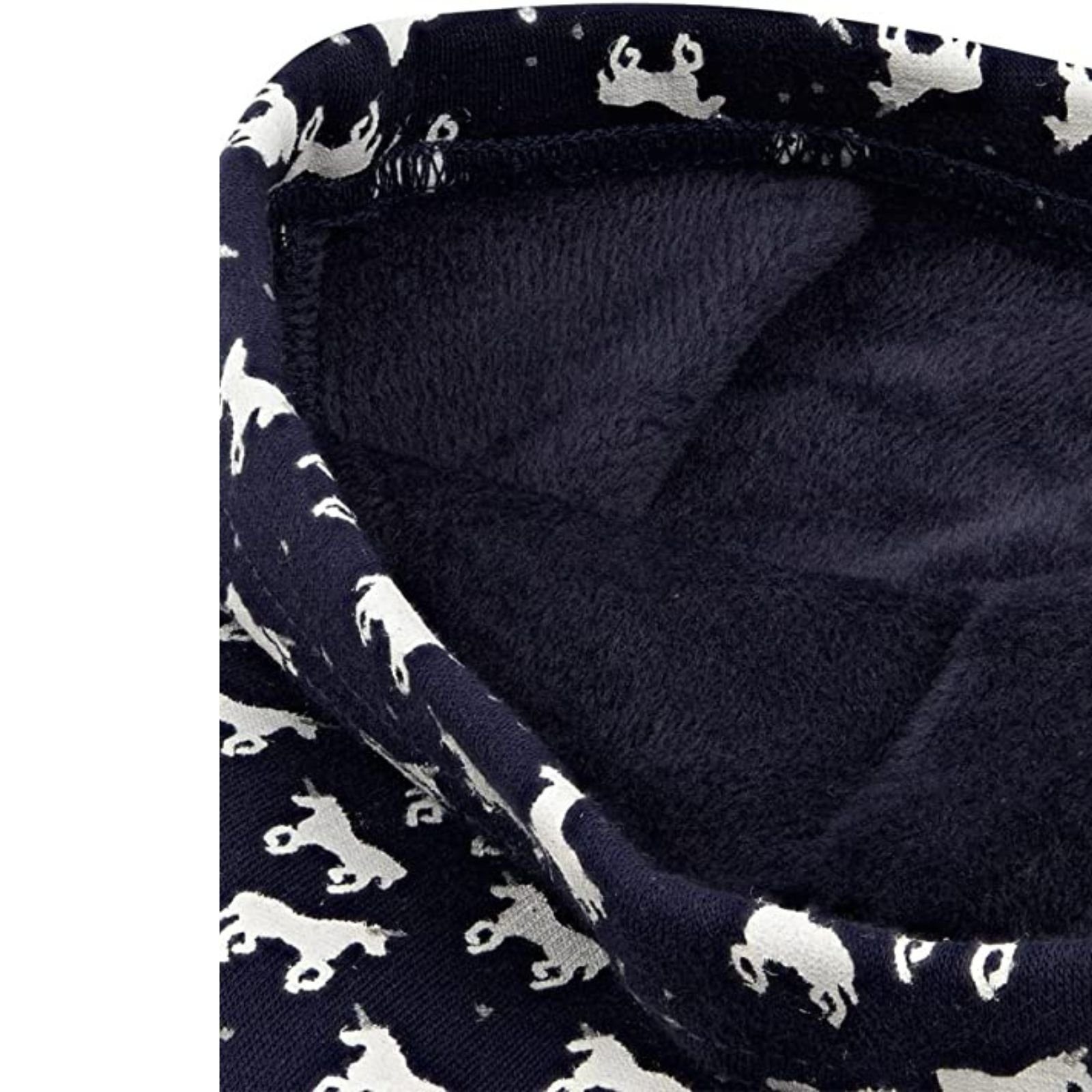 happy girls Sweathose Happy Girls Thermo Leggings Navy Einhorn Kinder Thermo Mädchen Leggings mit Glitzer Einhorn Print,dunkelblau,innen gefüttert