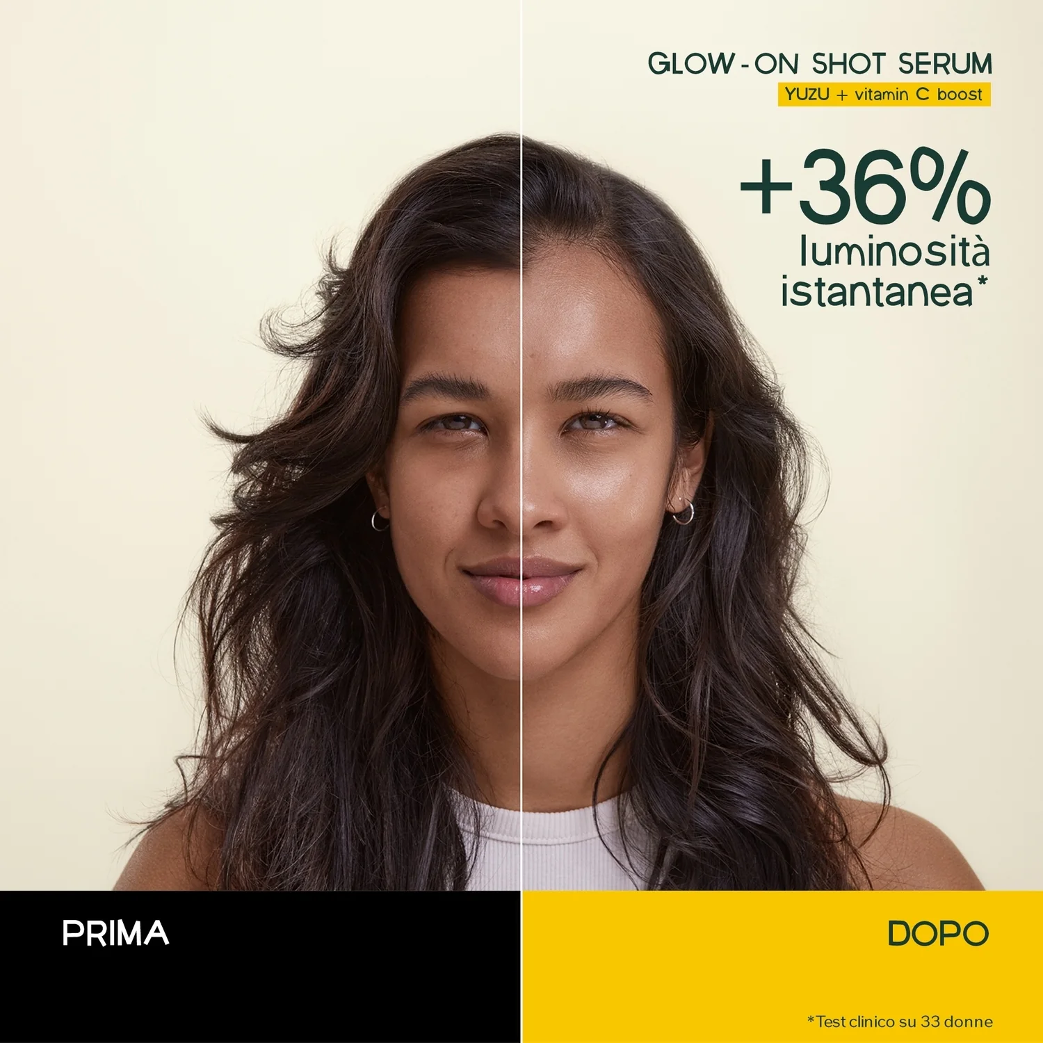 Waso YUZU-C Glow-On Shot - izgaismojošs sejas serums