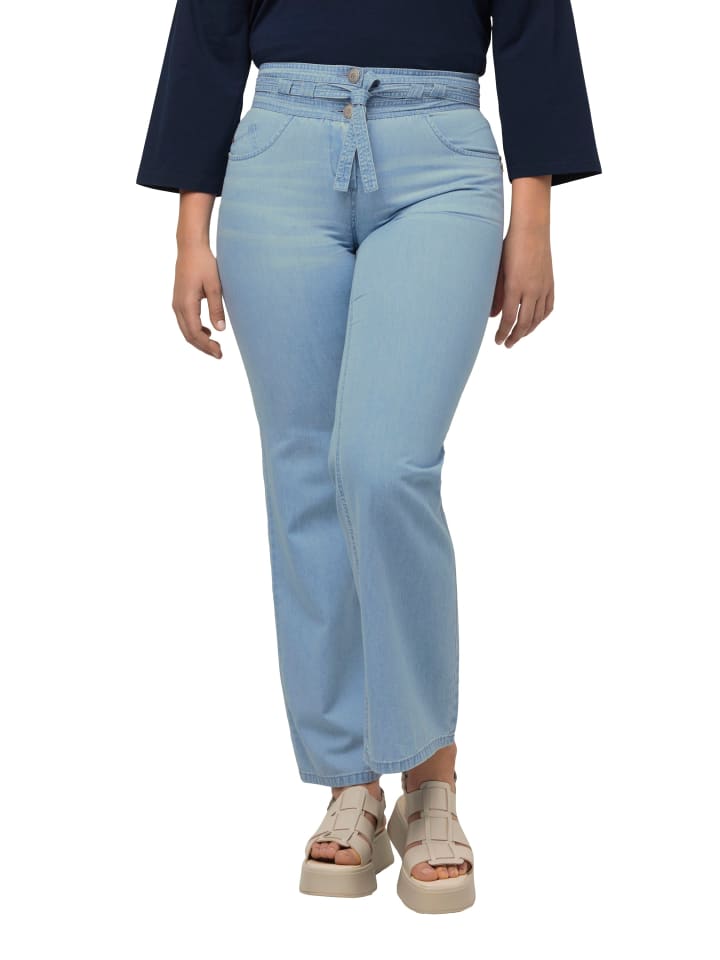 Ulla Popken Jeans in blue denim günstig kaufen